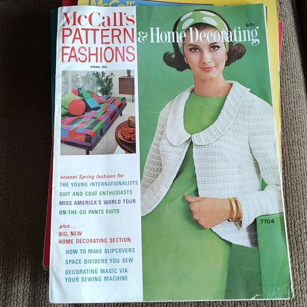 Vintage Craft Patterns, McCalls Needlework and Crafts Magazine Lot Of 10